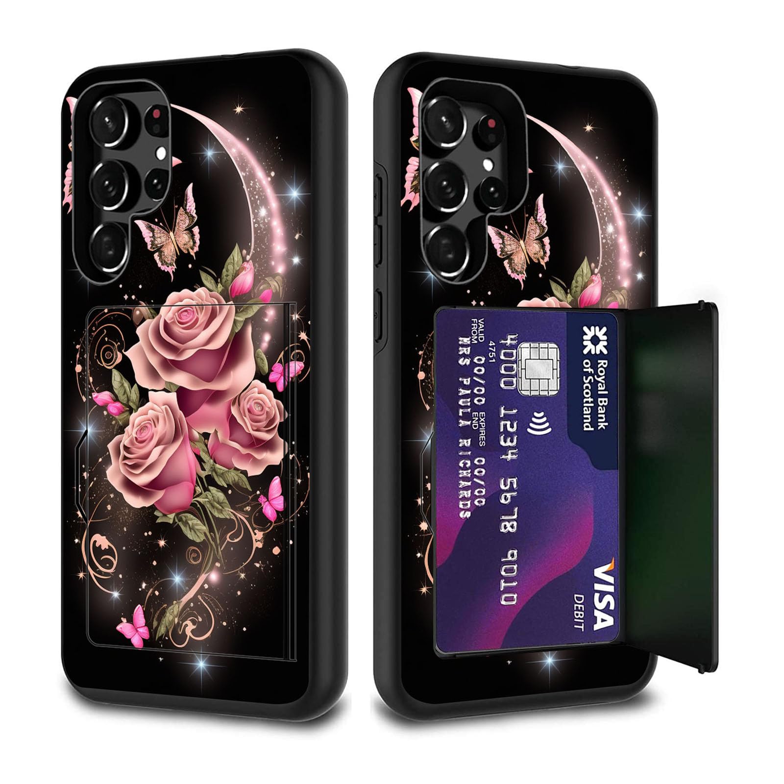 Amazon.com: FGDRFGRW Galaxy S24 Ultra Card Holder Credit Card